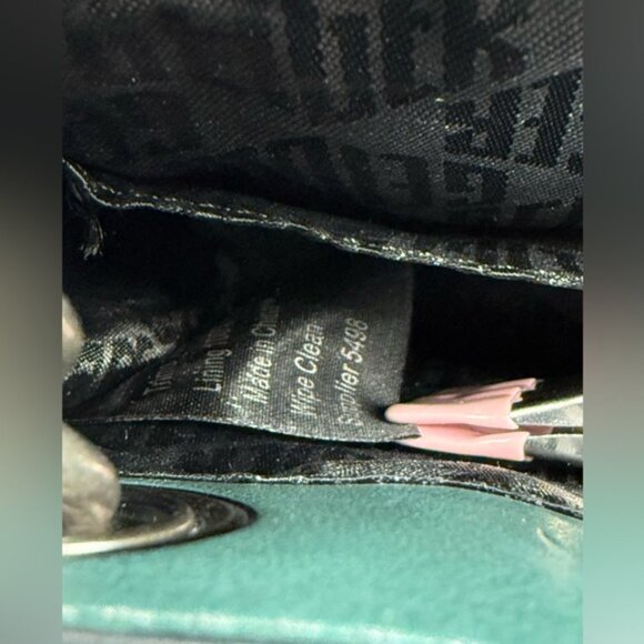 🆕 KURT GEIGER LONDON 🧿 NWOT Brixton Lock Quilted Leather Shoulder Bag, Green - Picture 14 of 16